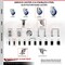 Service Caster 4 Inch 316SS Blue Poly Swivel 7/8 Inch Expanding Stem Caster Set Brake SCC SCC-SS316EX20S414-PPUB-BLUE-TLB-78-4 - alternate 4
